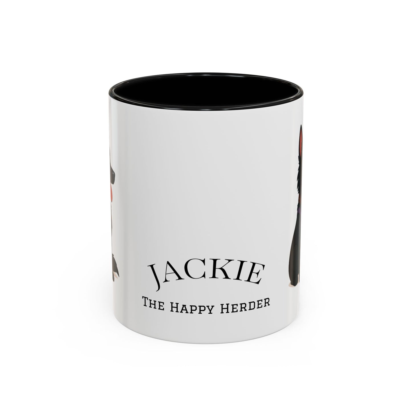 Funny Belgian Shepherd Dog Mug – Jackie the Happy Herder