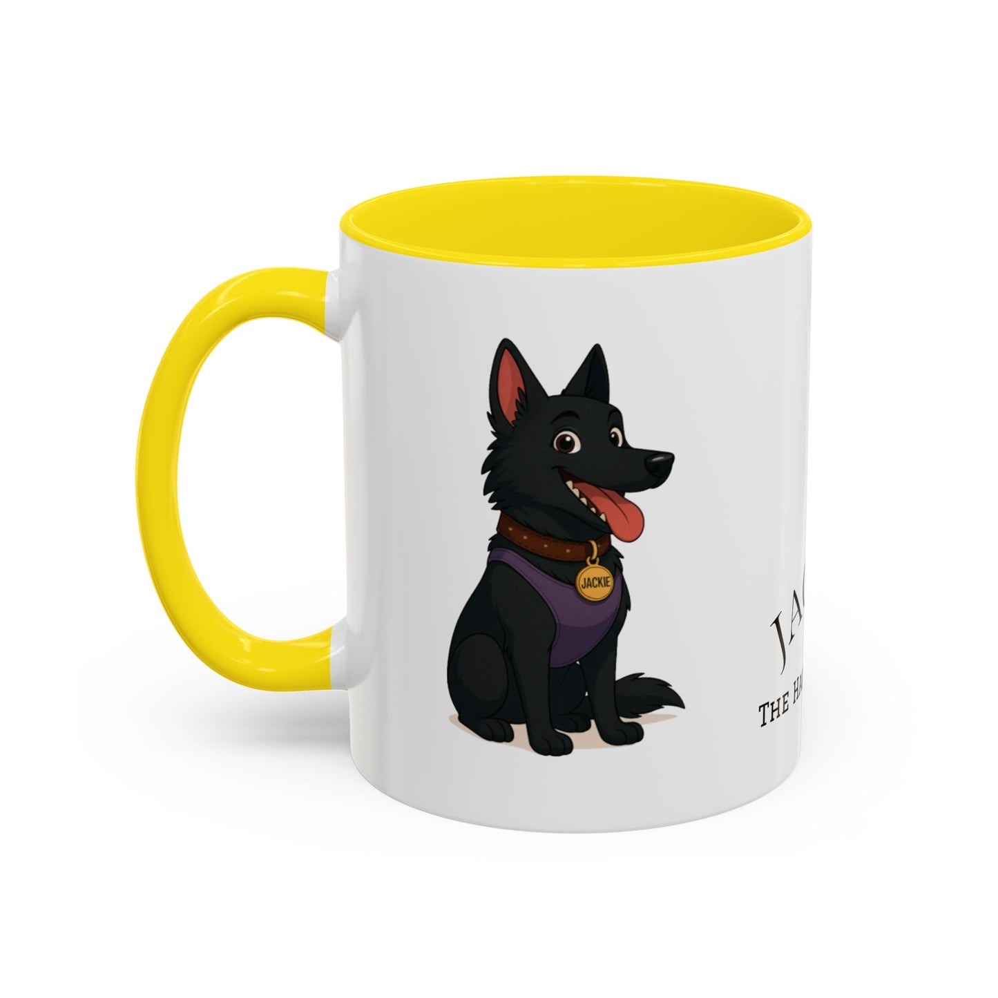 Funny Belgian Shepherd Dog Mug – Jackie the Happy Herder