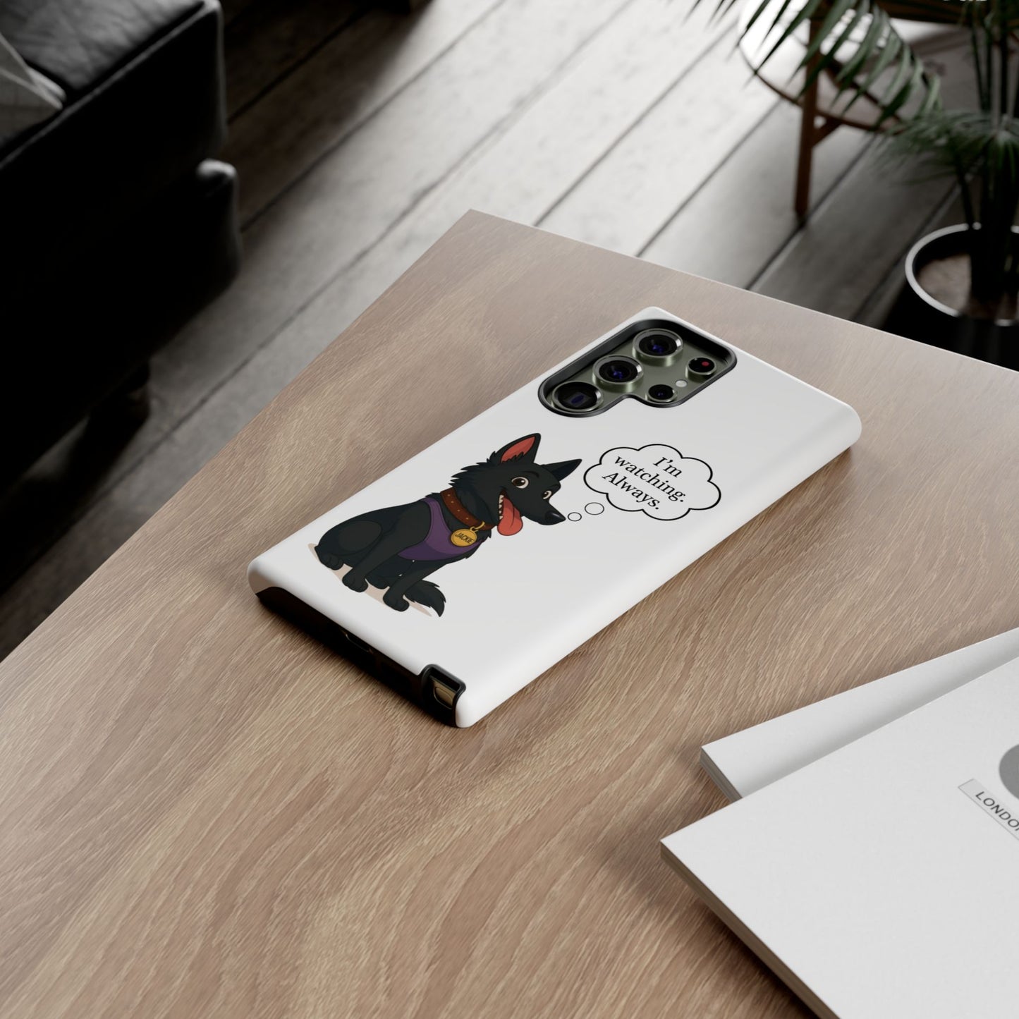 Jackie the Watcher – Funny Dog Phone Case