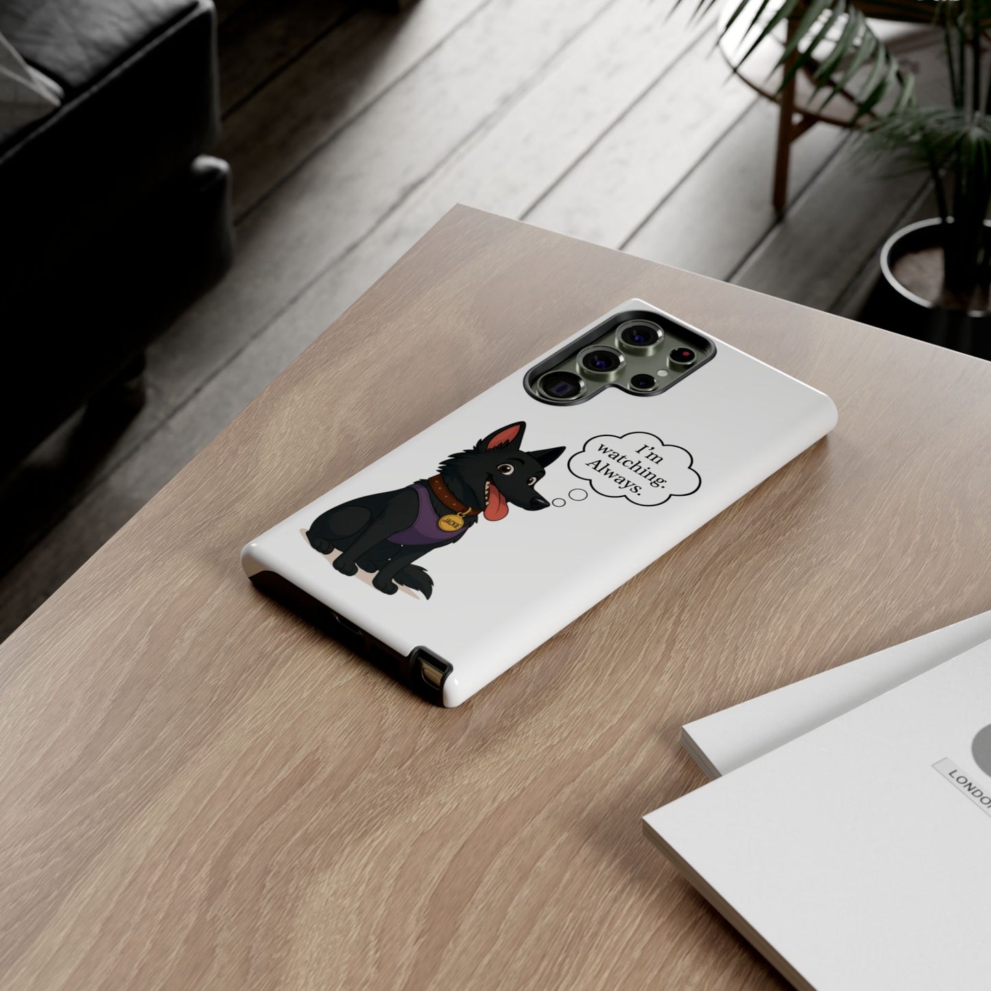 Jackie the Watcher – Funny Dog Phone Case