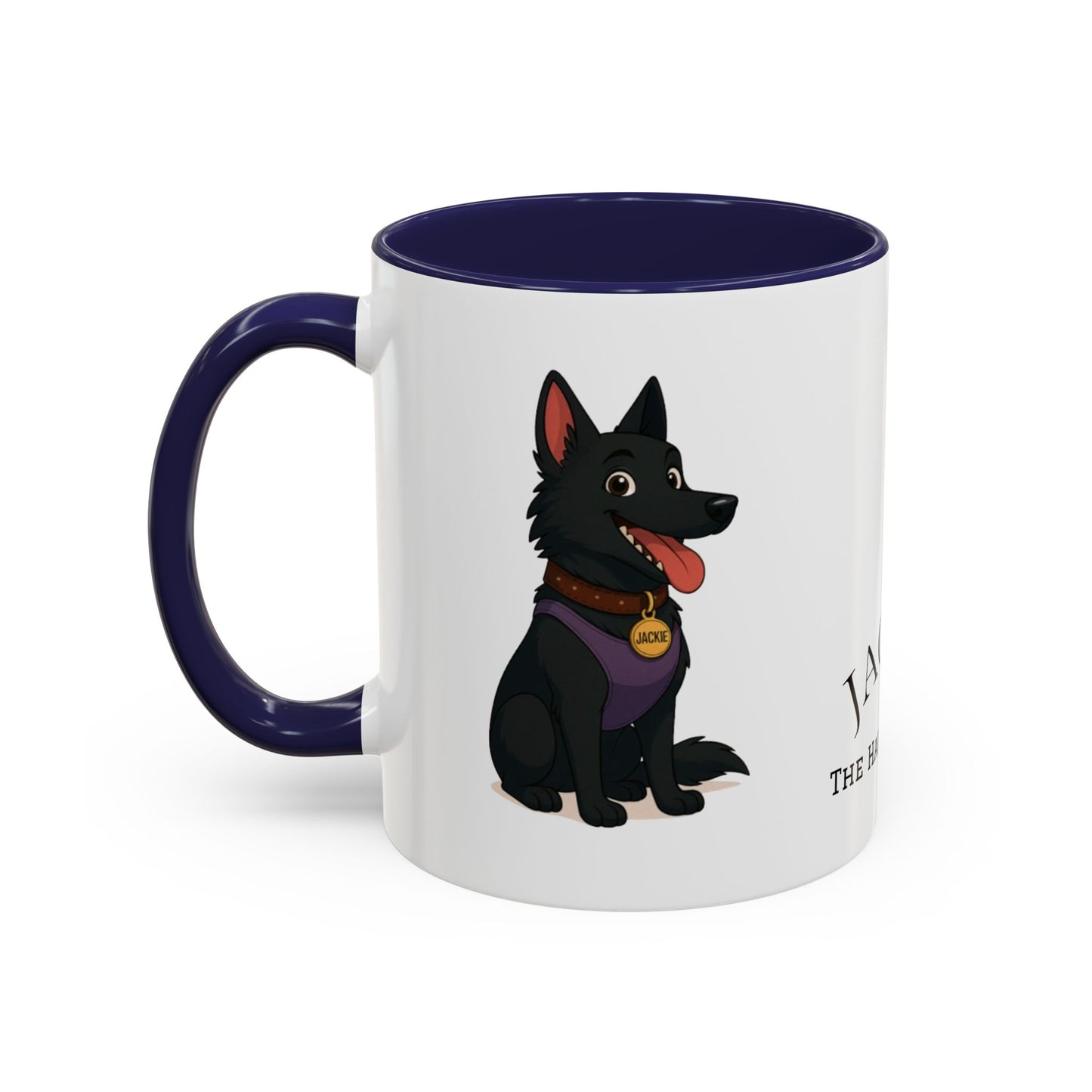 Funny Belgian Shepherd Dog Mug – Jackie the Happy Herder