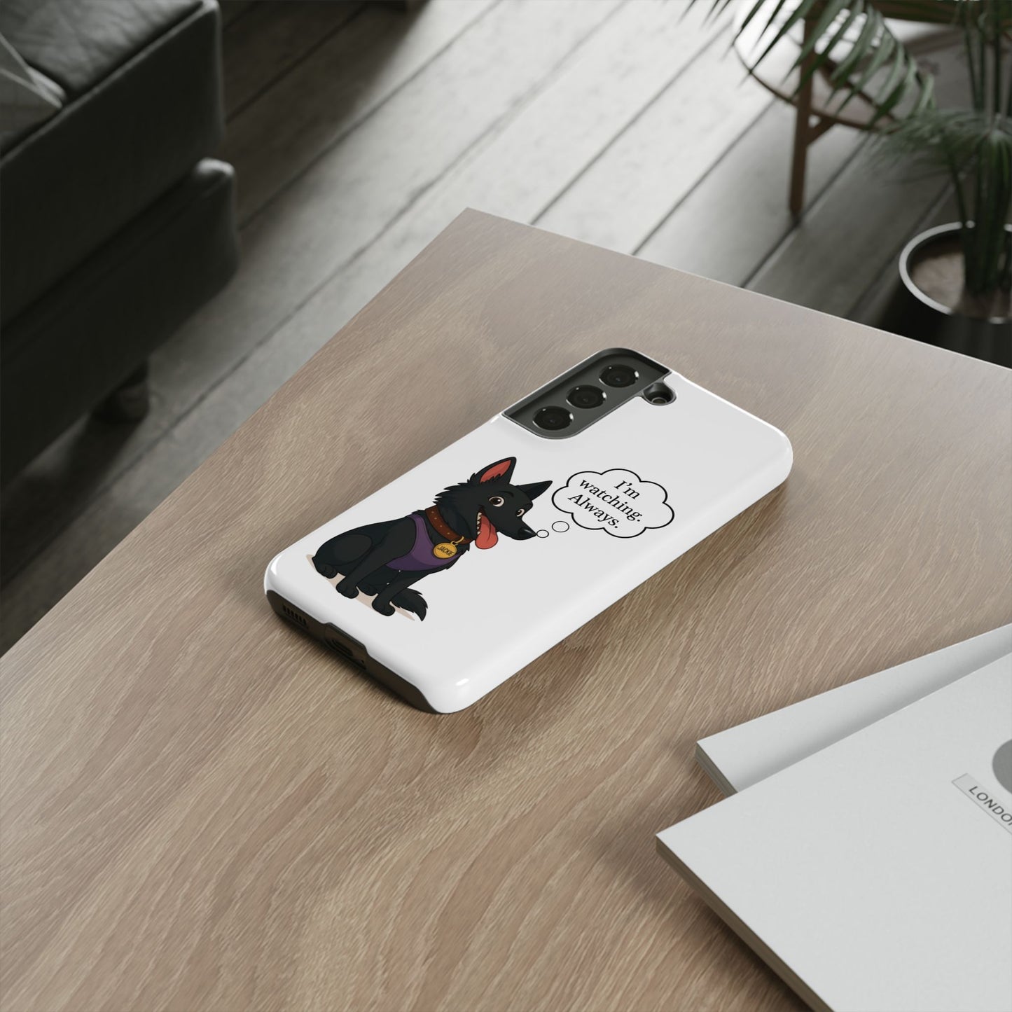 Jackie the Watcher – Funny Dog Phone Case