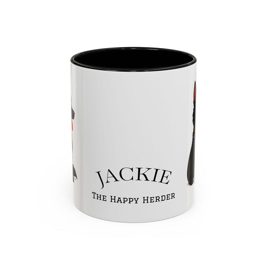 Funny Belgian Shepherd Dog Mug – Jackie the Happy Herder