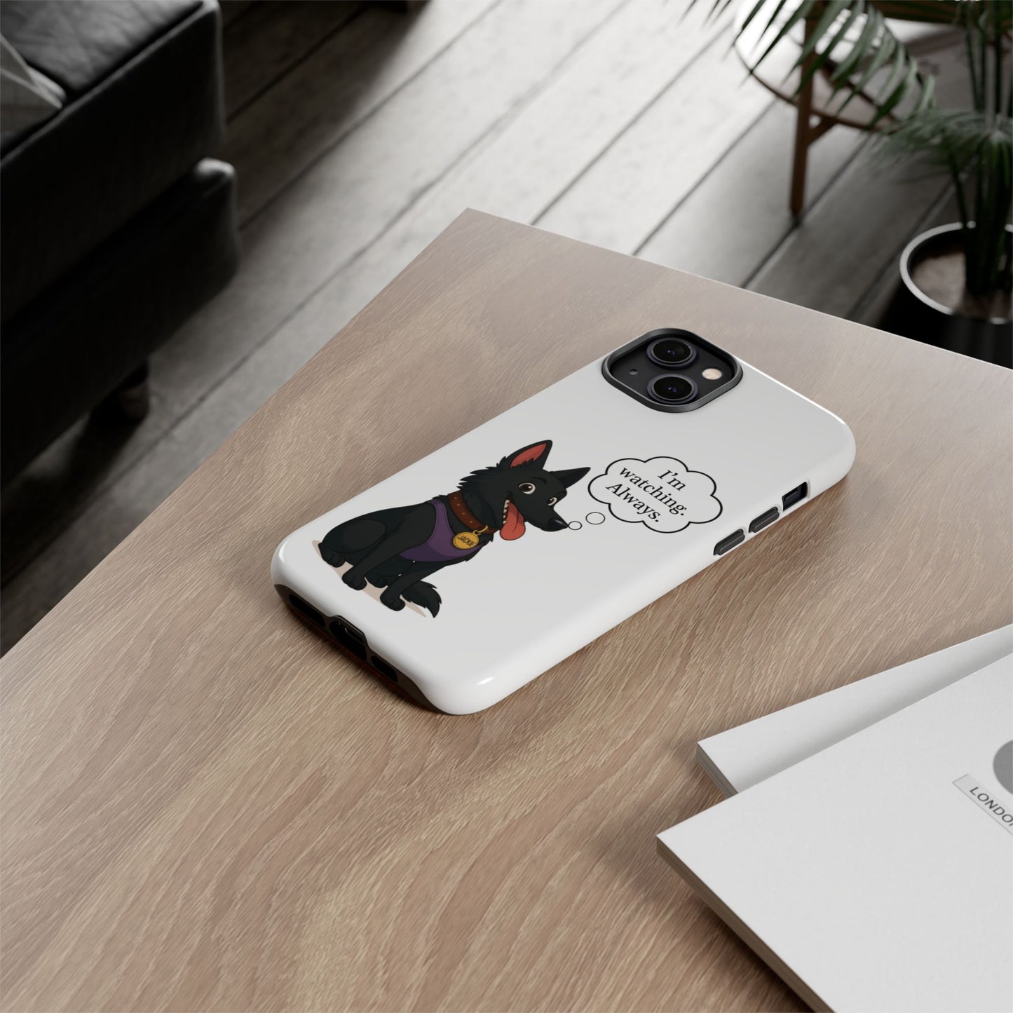 Jackie the Watcher – Funny Dog Phone Case