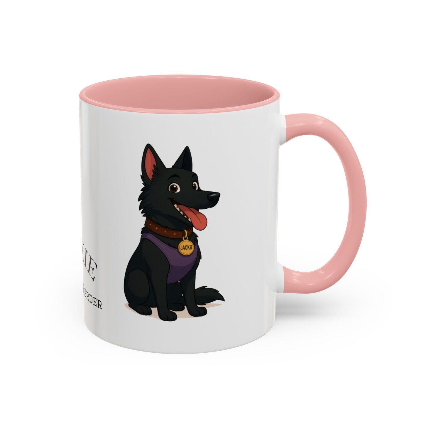 Funny Belgian Shepherd Dog Mug – Jackie the Happy Herder