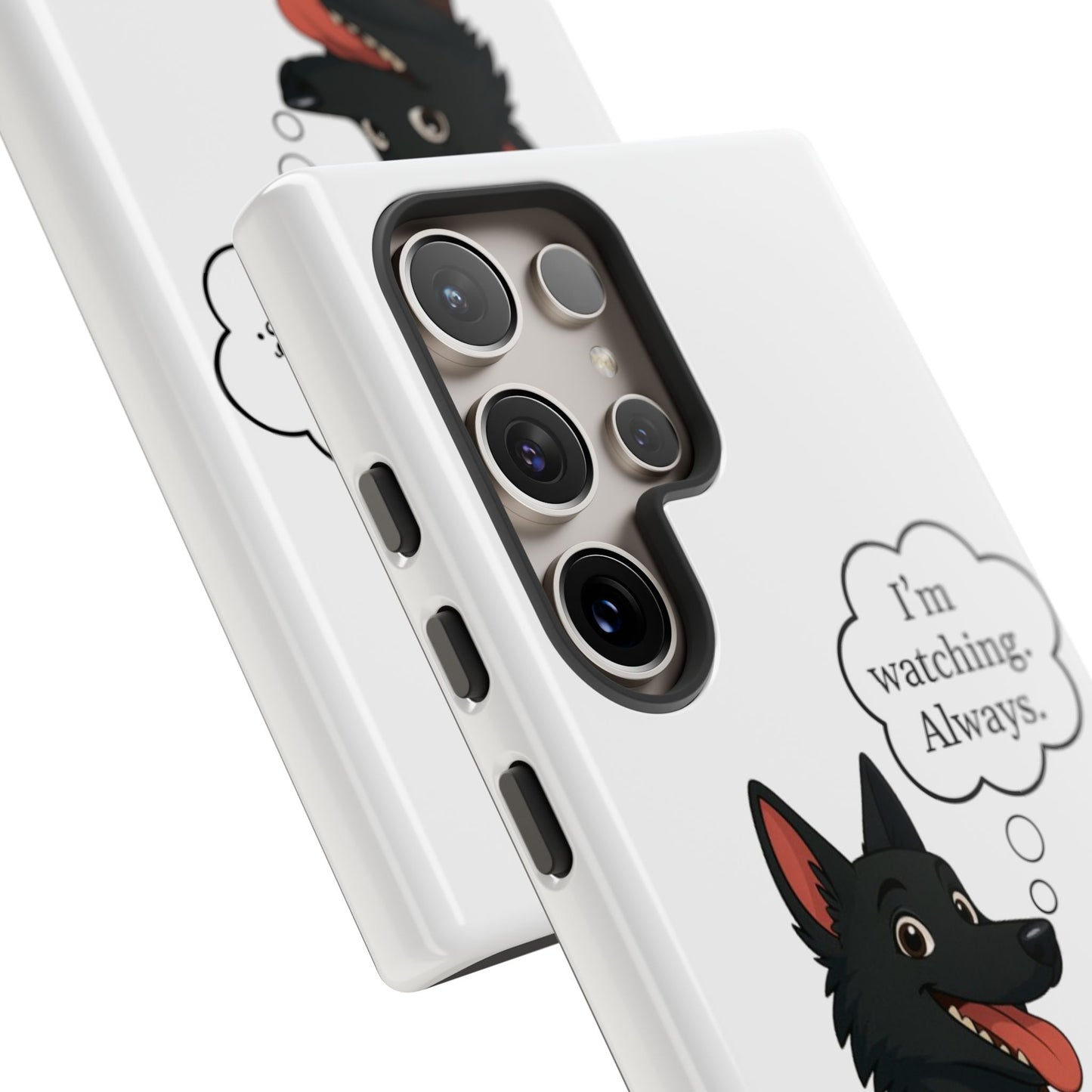 Jackie the Watcher – Funny Dog Phone Case