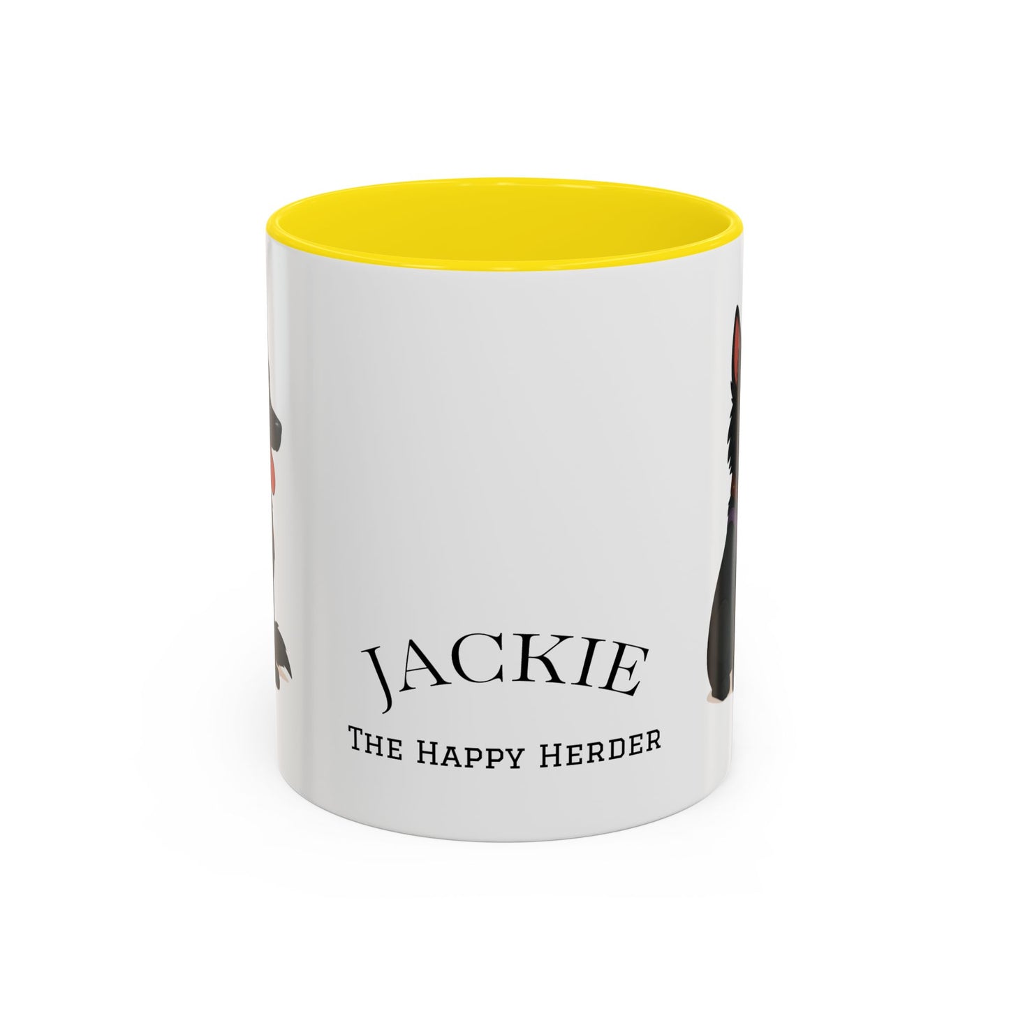 Funny Belgian Shepherd Dog Mug – Jackie the Happy Herder