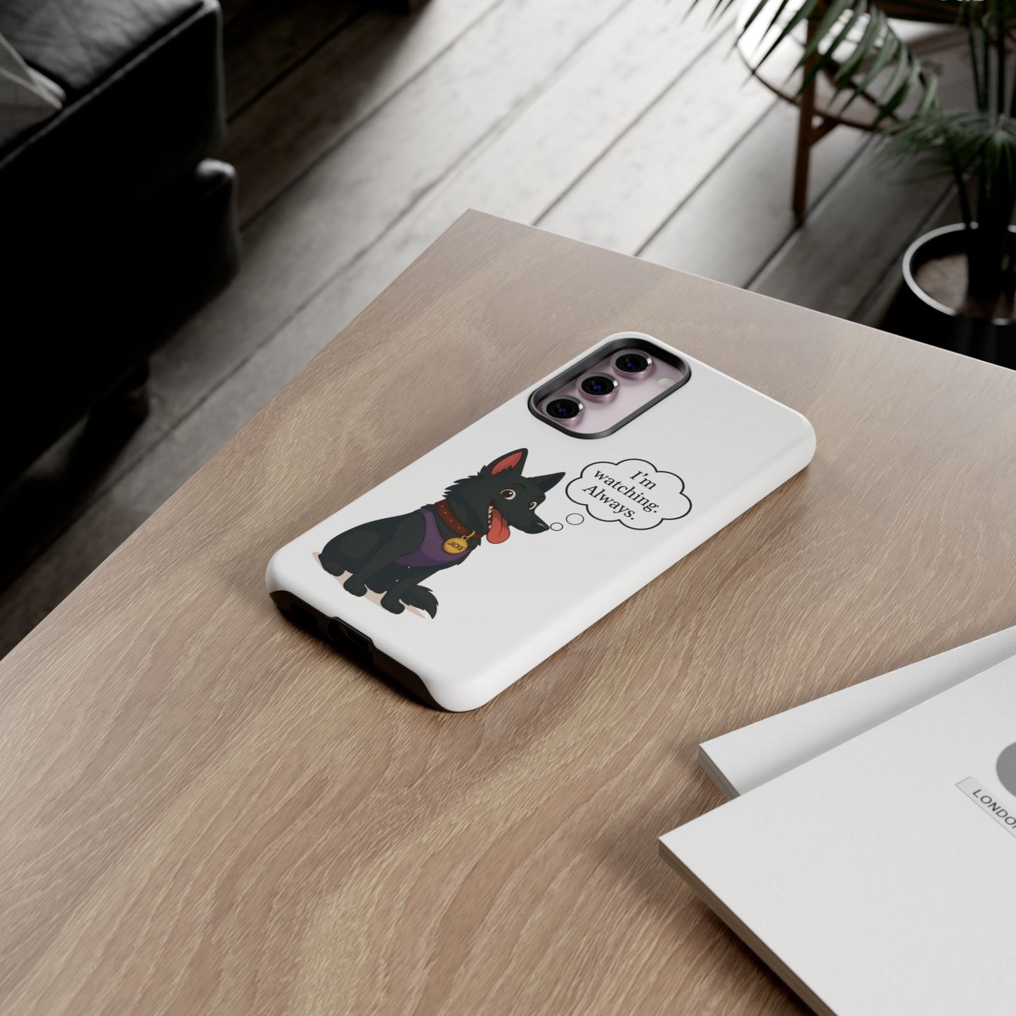 Jackie the Watcher – Funny Dog Phone Case