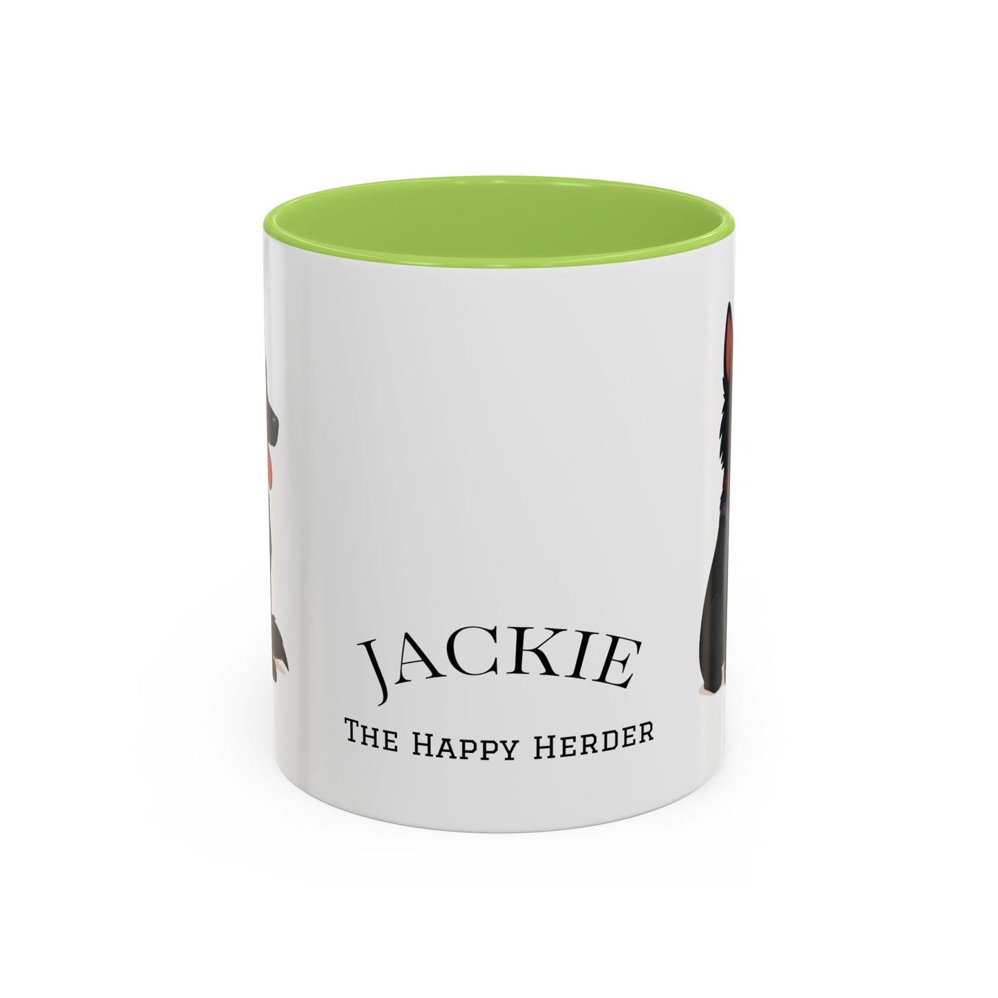 Funny Belgian Shepherd Dog Mug – Jackie the Happy Herder