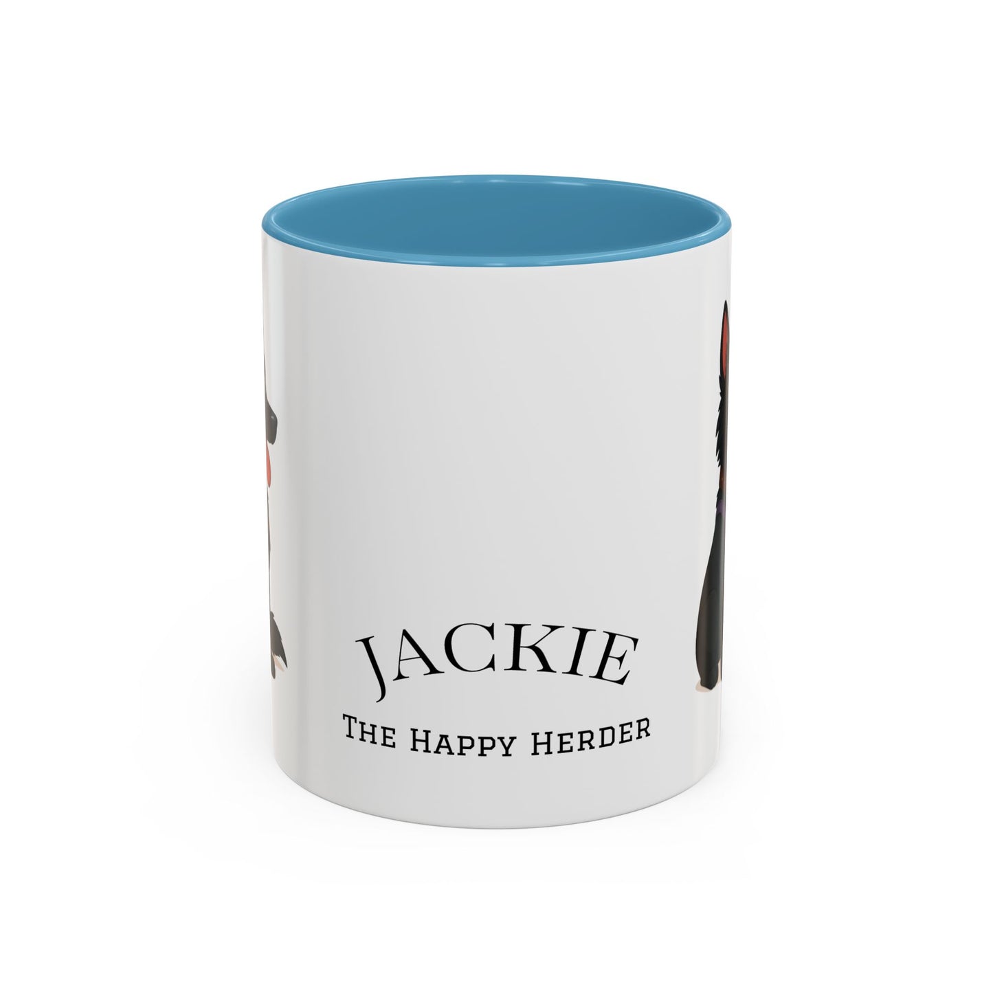 Funny Belgian Shepherd Dog Mug – Jackie the Happy Herder