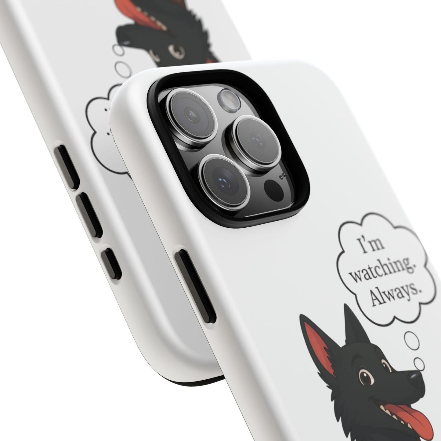 Jackie the Watcher – Funny Dog Phone Case