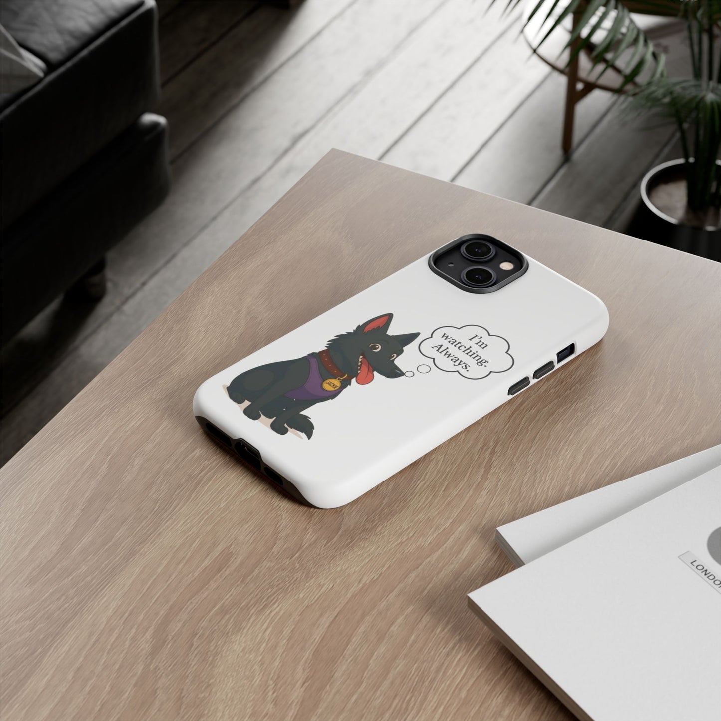 Jackie the Watcher – Funny Dog Phone Case