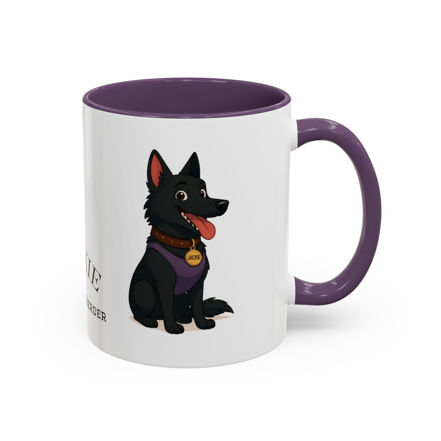 Funny Belgian Shepherd Dog Mug – Jackie the Happy Herder