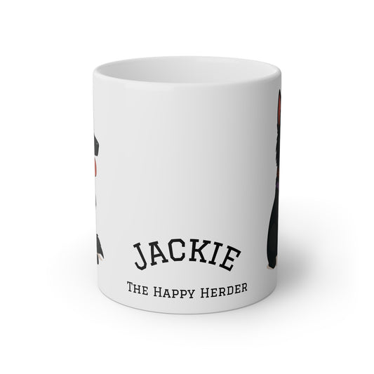 Funny Belgian Shepherd Dog Mug – Jackie the Happy Herder