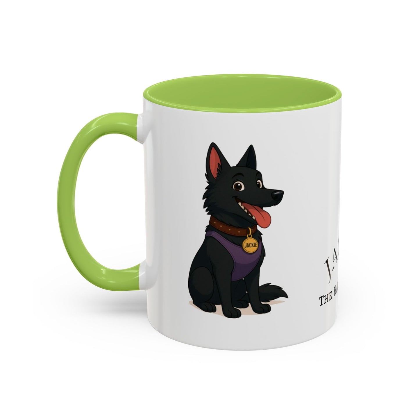 Funny Belgian Shepherd Dog Mug – Jackie the Happy Herder