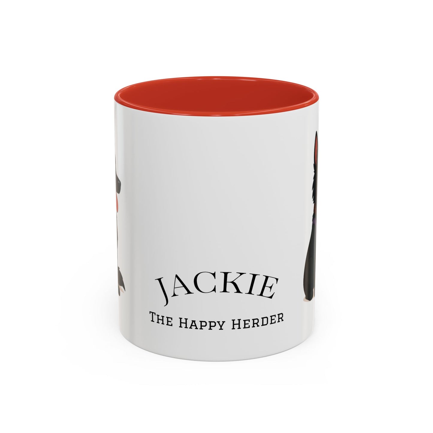 Funny Belgian Shepherd Dog Mug – Jackie the Happy Herder