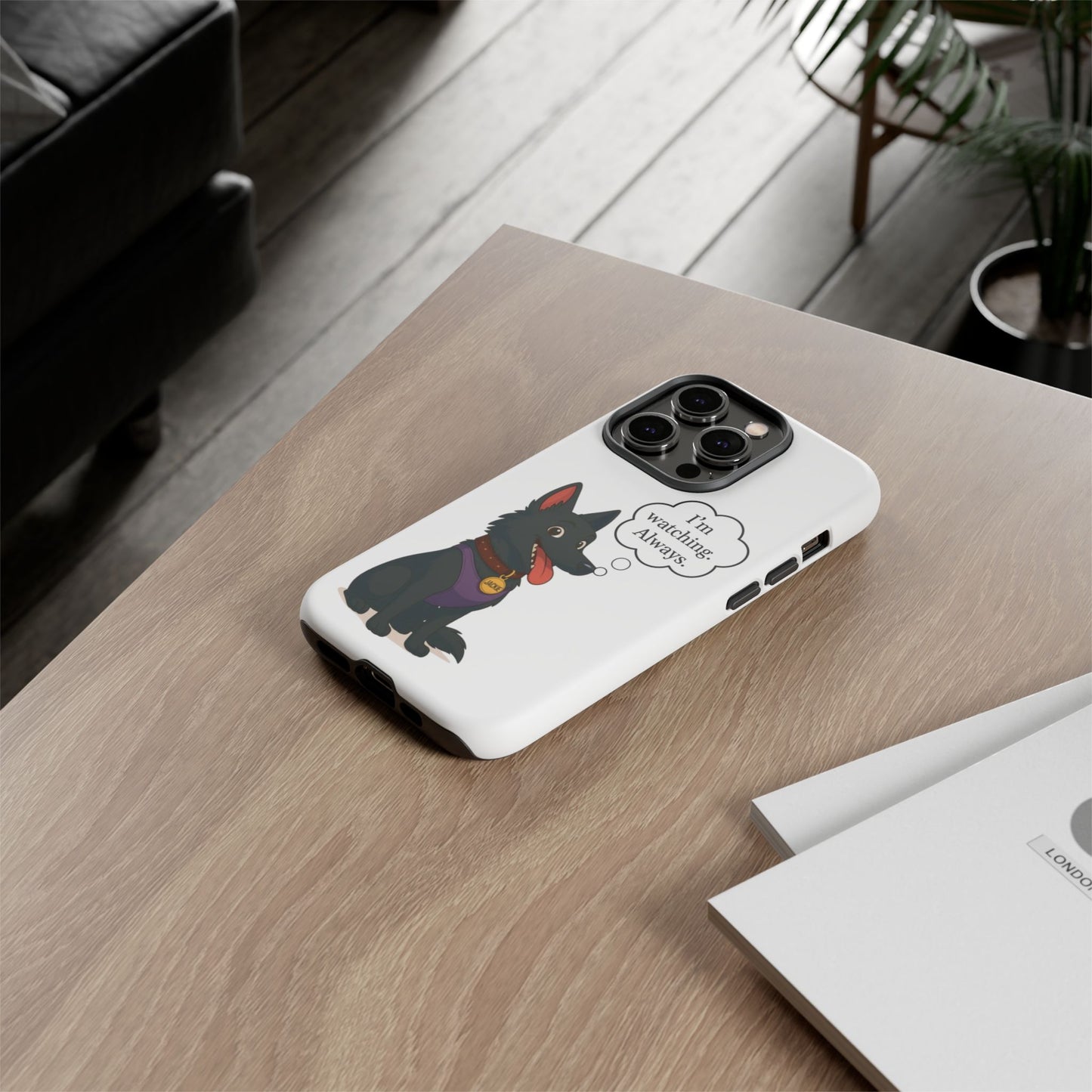 Jackie the Watcher – Funny Dog Phone Case