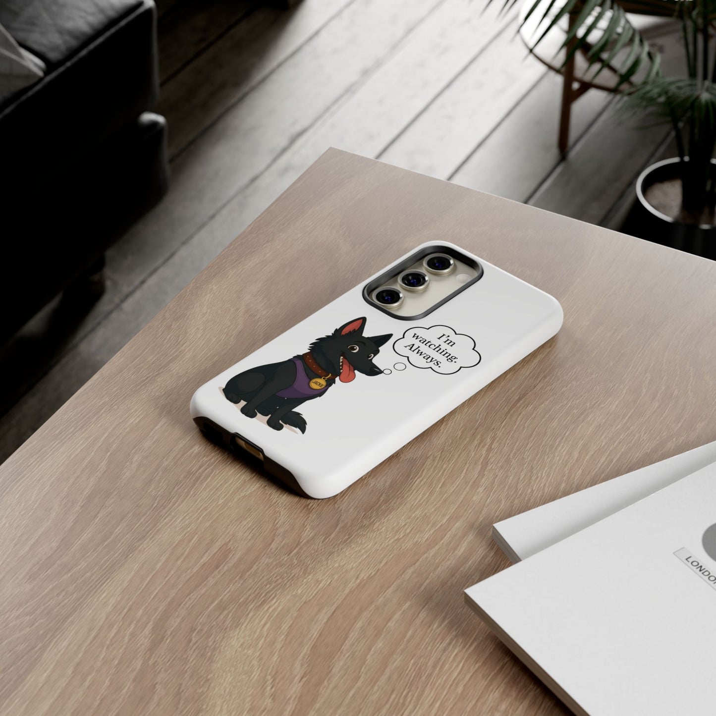 Jackie the Watcher – Funny Dog Phone Case