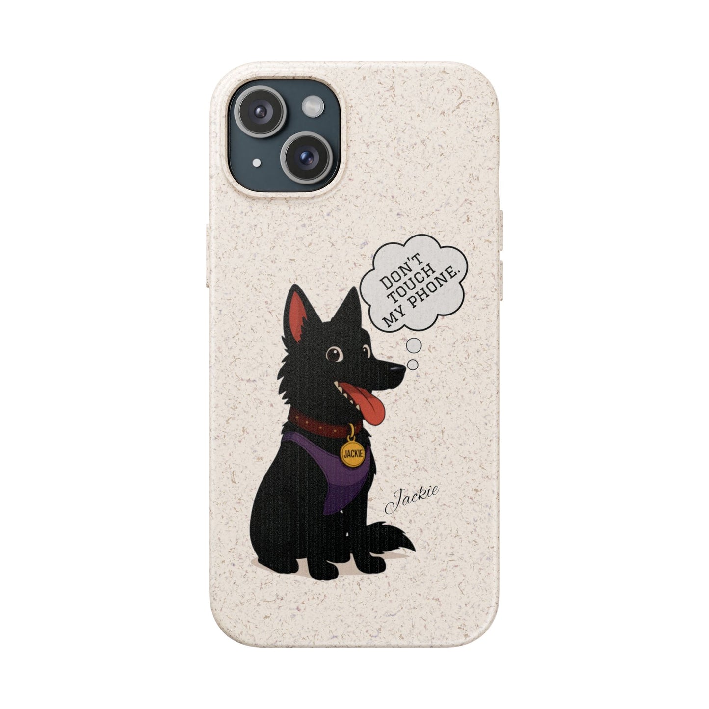Jackie – Belgian Shepherd “Don’t Touch My Phone” Case