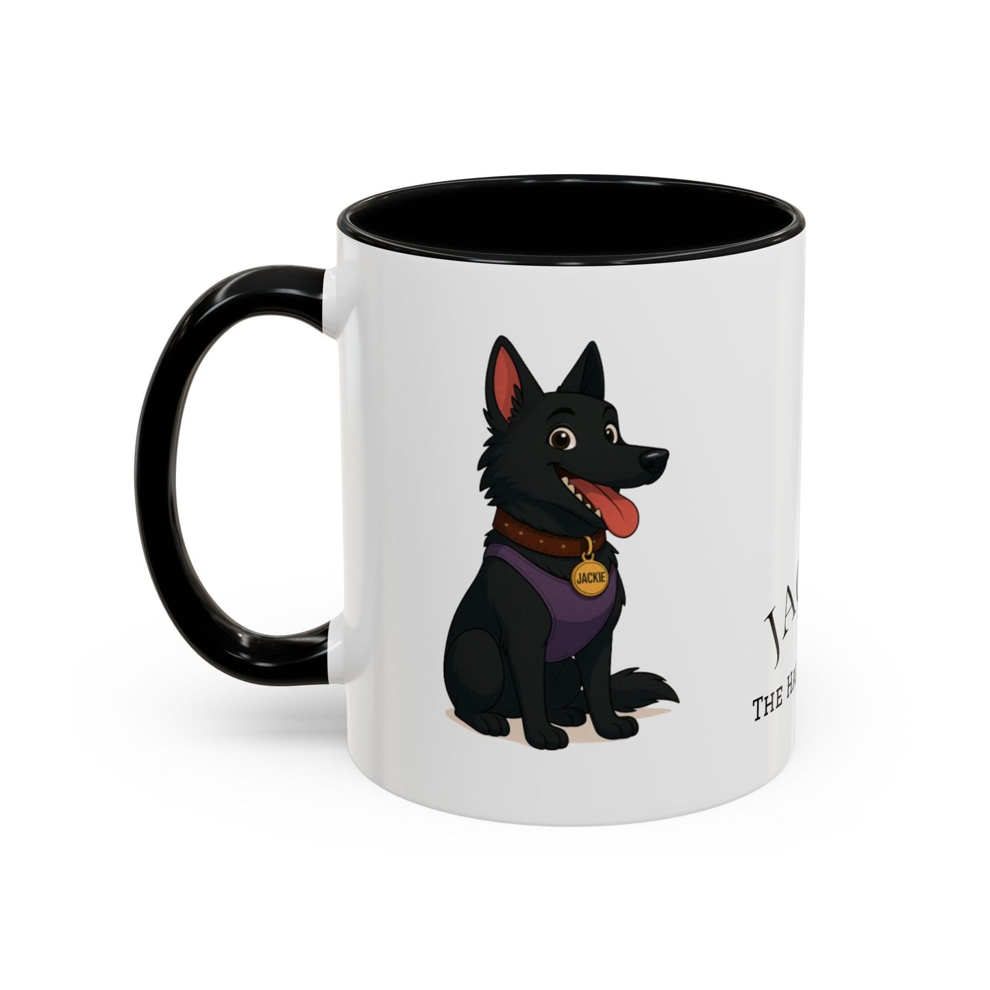 Funny Belgian Shepherd Dog Mug – Jackie the Happy Herder