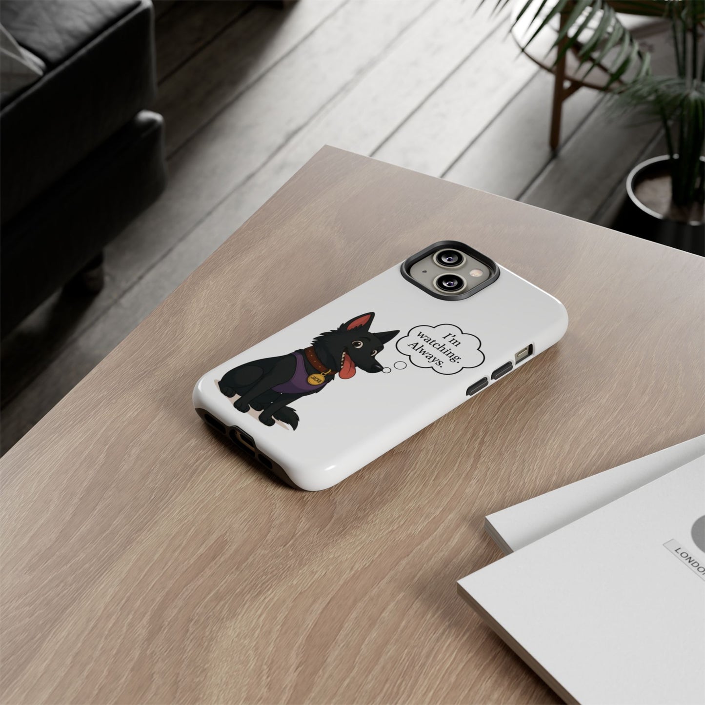 Jackie the Watcher – Funny Dog Phone Case