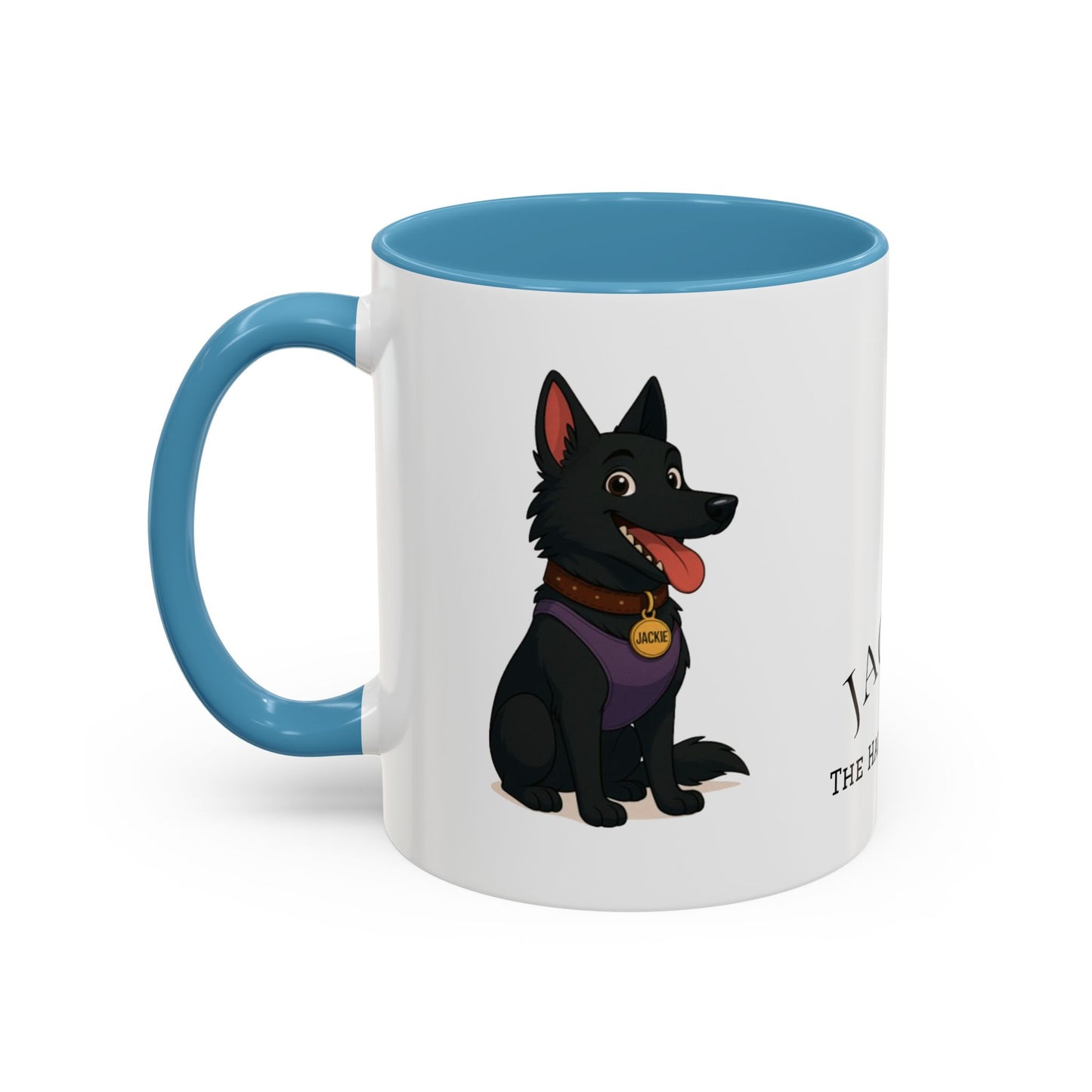 Funny Belgian Shepherd Dog Mug – Jackie the Happy Herder